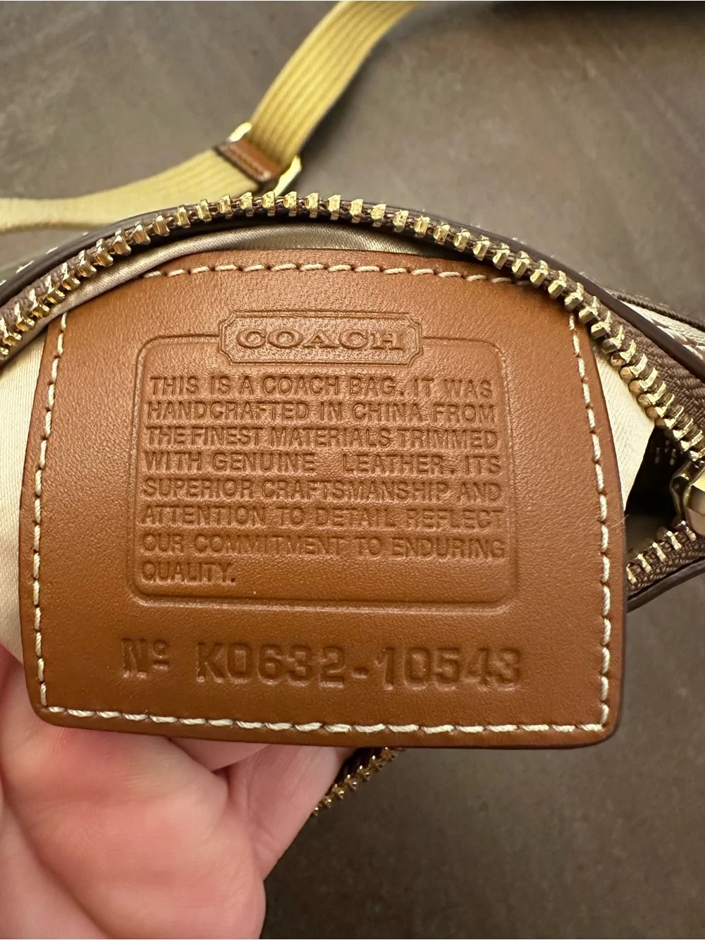 Coach Signature Swingpack Crossbody Bag